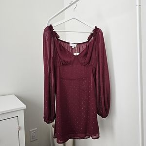 Glittery Polka Dot Dress